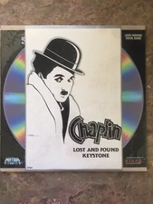 Chaplin Lost And Found Keystone On 12” Laserdisc
