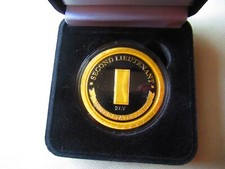 US ARMY " 2nd Lieutenant " Challenge Coin w/ Presentation Box