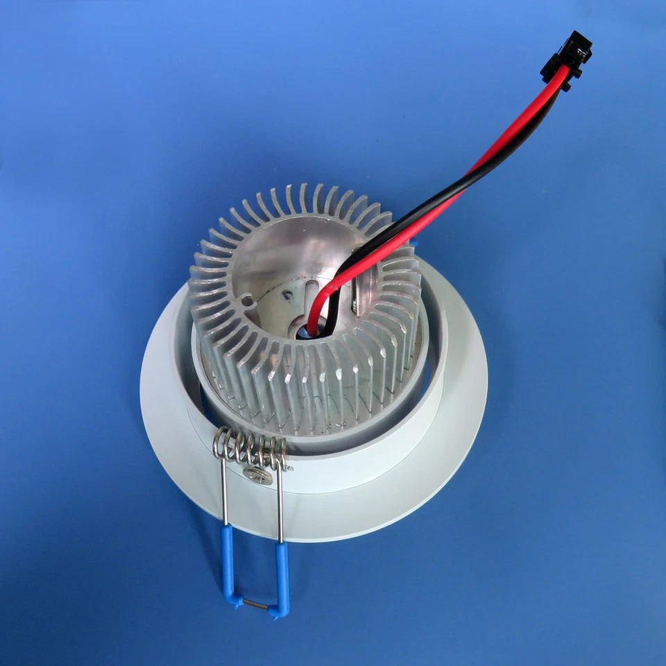 15x 3W LED Lámpara de Techo Abajo Foco Luces de Gabinete DC12-24V/AC85-265V Foto 4 de 4