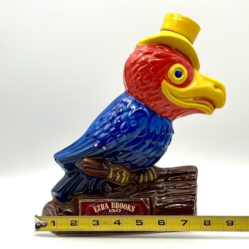 Vintage 1969 Ezra Brooks Decanter University of Kansas Jayhawks Empty Decanter - Picture 3 of 9