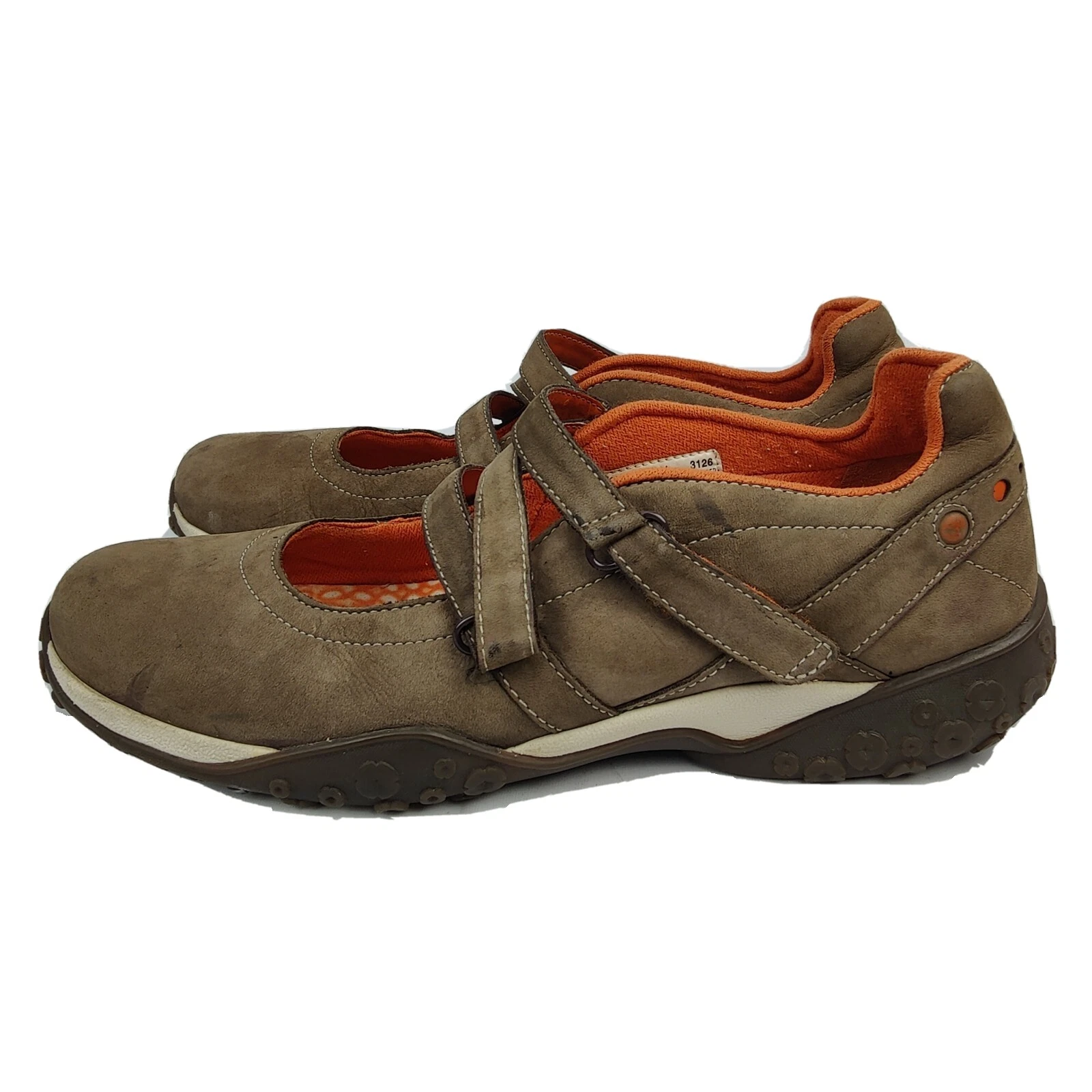 Scarpe comode Timberland Comfort System marroni Mary Jane da donna taglia 10 M gancio e