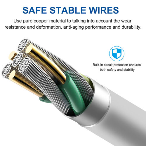 30-140W USB-C Laptop Charger Power Adapter 2M Type-C Cable For MacBook iPad Pro - Picture 9 of 30
