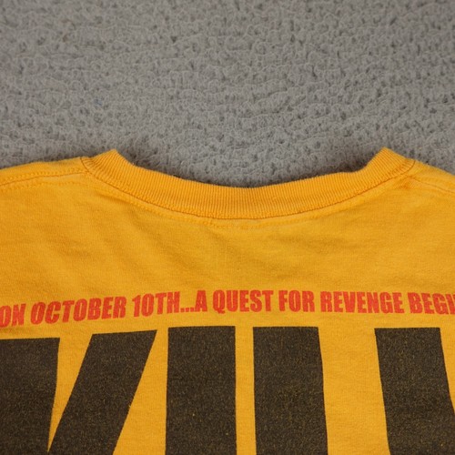 Kill Bill Volume 1 Shirt Mens Medium Yellow Sword Graphic Short Sleeve Tarantino - Picture 13 of 15
