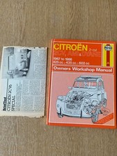 Citroen 2CV Ami Dyane Haynes Workshop Repair Manual (2 cylinder)