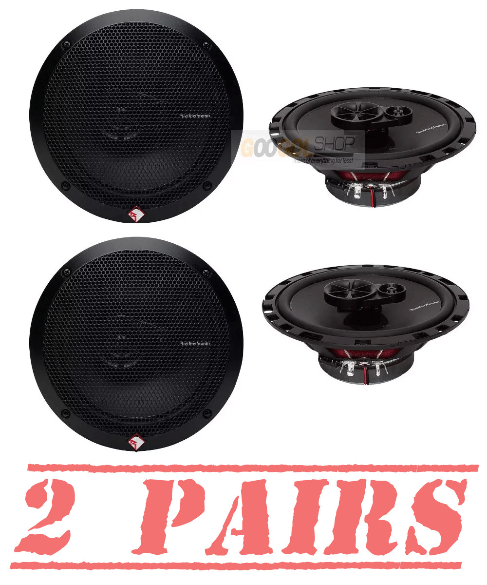 X4 Rockford Fosgate 180 Вт R165x3 65 3-полосные коаксиальные автомобильные аудиодинамики Стерео 27790₽
