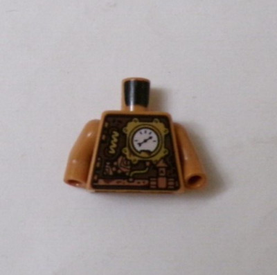 Lego x1 Mini Fig Copper Robot Front Clockwork Torso, 973pb2486c01 (028 ...