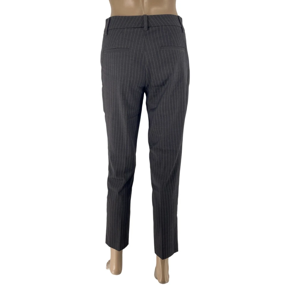 STEFANEL Women Brown Striped Cropped Pants Trousers Size EU 32 UK 4 US 2 - Image 3 of 4