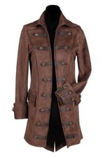 Jacke Mantel Piraten Pirat Piratin Bluse Steampunk Kostüm Hemd Kleid Damen Hut