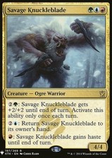 Magic the Gathering MTG Savage Knuckleblade (1480) Mystery Booster   NM