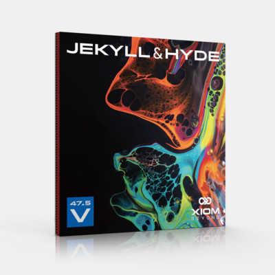 XIOM Jekyll & Hyde V47.5 Tischtennisbelag (schwarz, rot, magenta)