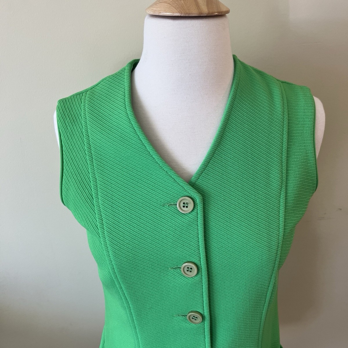 Vintage Jantzen Women's Lime Green Vest Size 8 | eBay