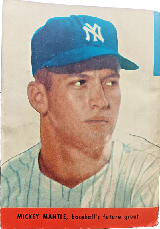 MICKEY MANTLE ROOKIE MAJOR LEAGUE BASEBALL 1953