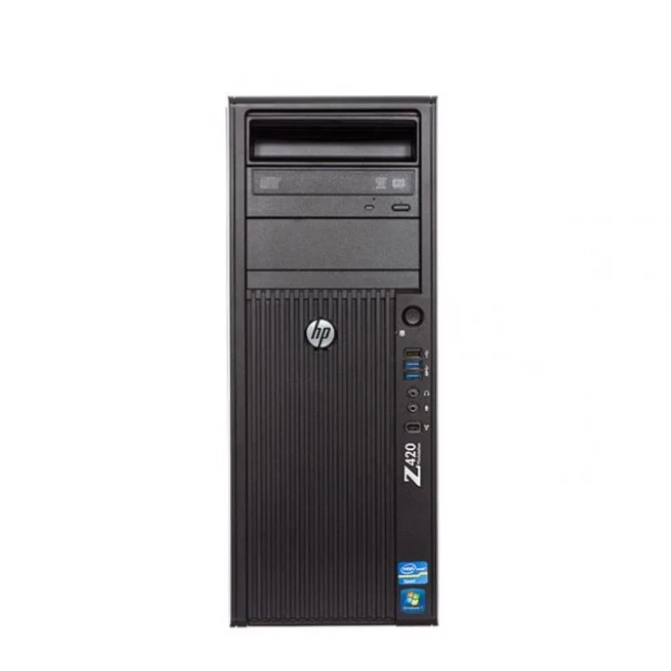 HP Z420 Workstation Xeon E5 1620 v2 8GB RAM 256GB SSD Quadro K2000 Win10 - Immagine 3 di 4