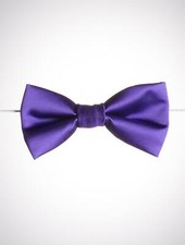 Boys Purple Elasticated Dickie Bow Tie Page Boy Wedding Prom Dickie Bows