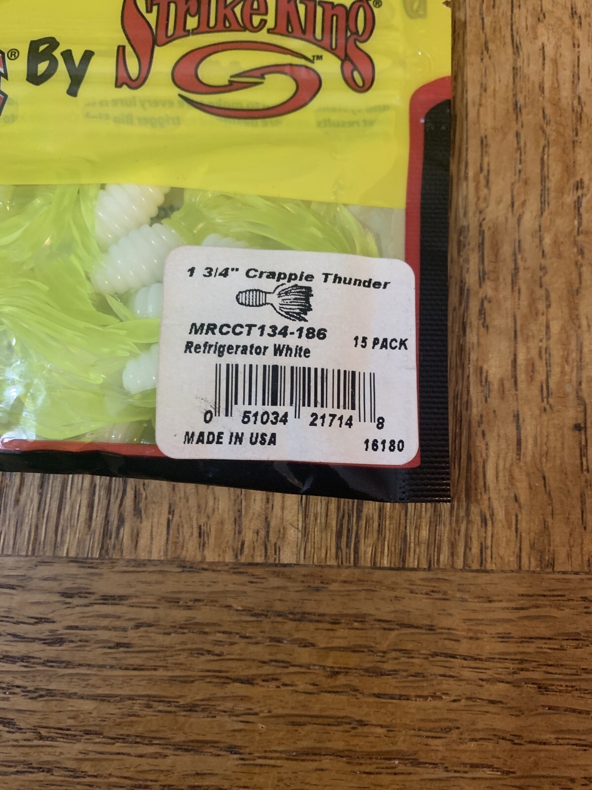 Mr. Crappie Strike King 1.75 IN Crappie Thunder Refrigerator White - Image 3
