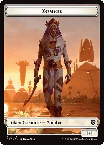 CONSTRUCT TOKEN x4 mtg NM-M Commander Aetherdrift 4 Token | eBay