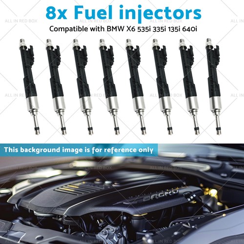8x Fuel injectors Suitable for 13647597870 0261500109 BMW X6 535i 335i