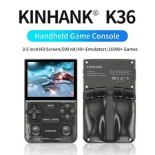 KINHANK Open Source K36 Retro Handheld Video Game Console 16000 Games Free Shipp