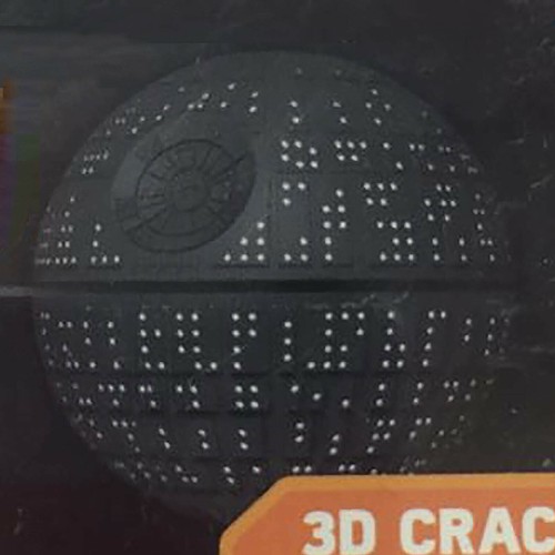 Star Wars Mini Death Star 3D FX LED Night Light Lamp Light Gift Wall Room New - Picture 3 of 5