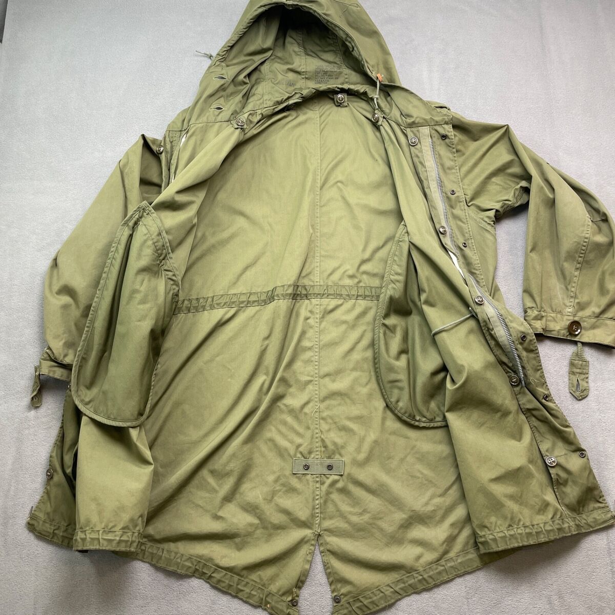 Vintage M-1951 M51 Korean War Fishtail Parka COMPLETE 50s Vintage M-1951 M51 Korean War Fishtail Parka COMPLETE 50s