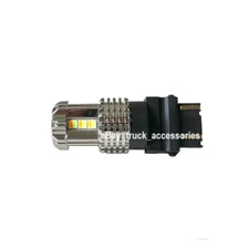 3157 AMBER/WHITE Dual Color LED Bulb only Watermelon Glass Lens (SET/2)