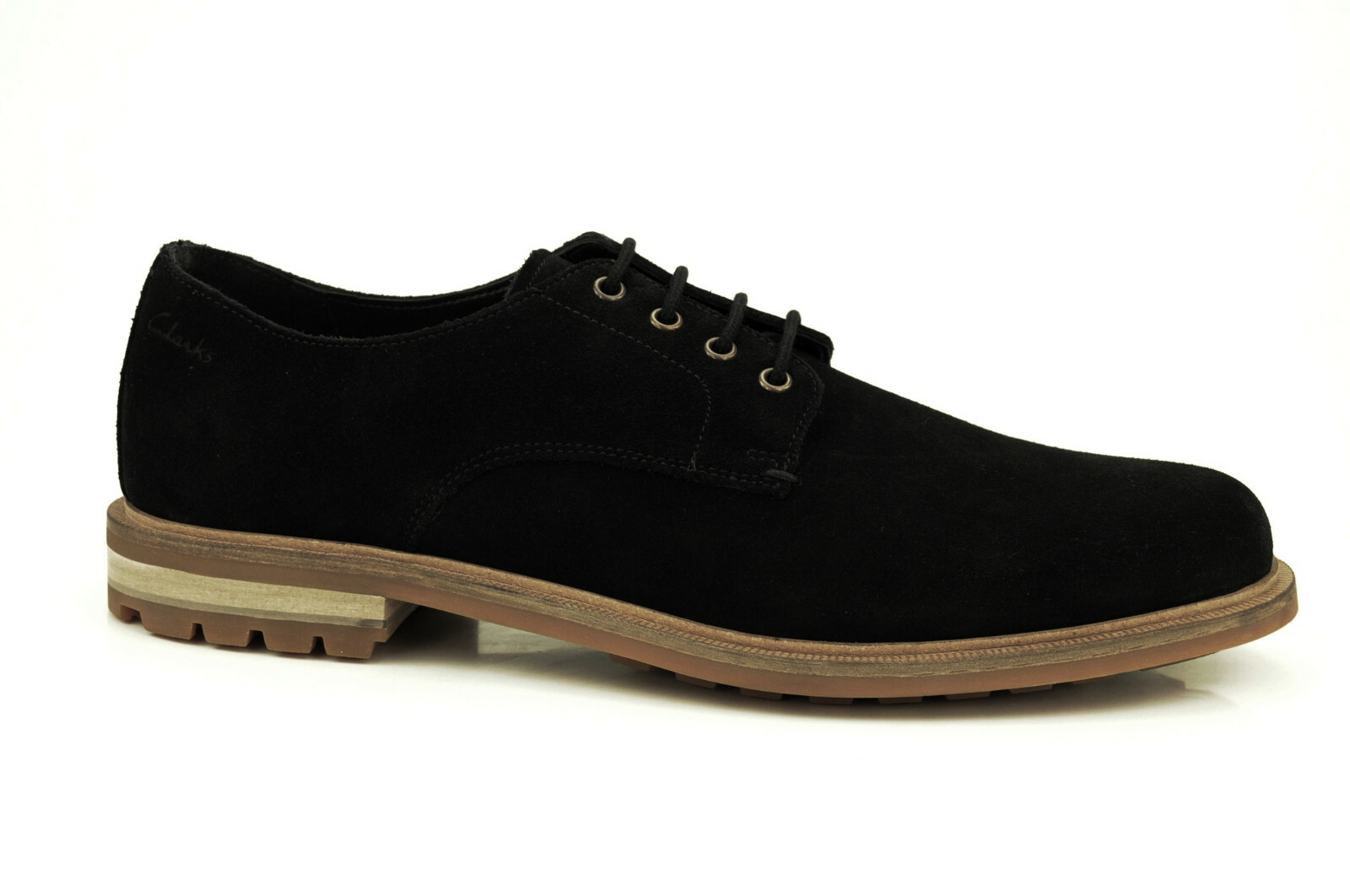 Clarks Foxwell Hall Piel de Ante Zapatos Cordones Hombre Negocios 261480047