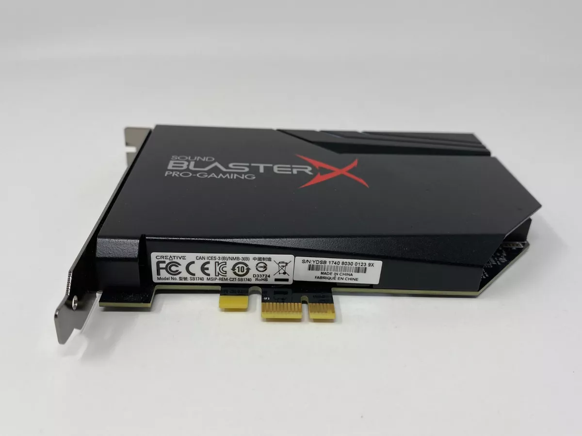 CREATIVE SOUND BLASTER X AE-5 PCIE GAMING SOUND CARD MODEL SB1740