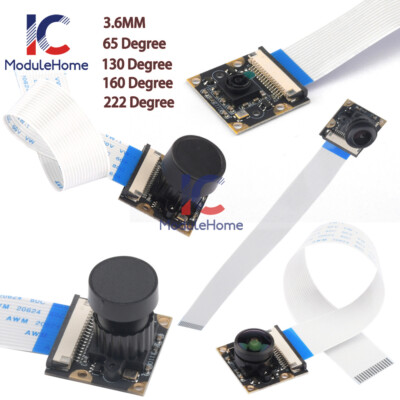OV5647 Camera Module 5MP 65°-222° Wide-angle Lens For Raspberry Pi 3/4 3B+ DIY