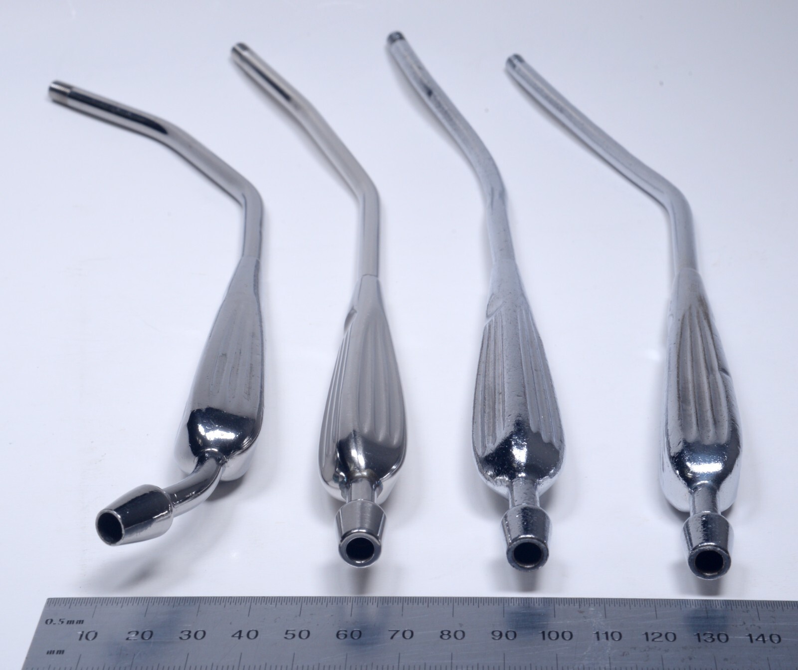4x Yankauer Suction Tube 11" Cannula V. Mueller Miltex Stainless Steel Surgical