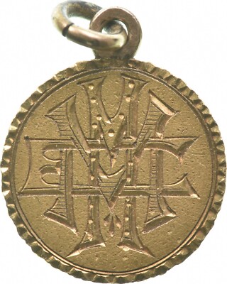 1840's 1850's $1 Liberty Head Gold Victorian Love Token Pendant