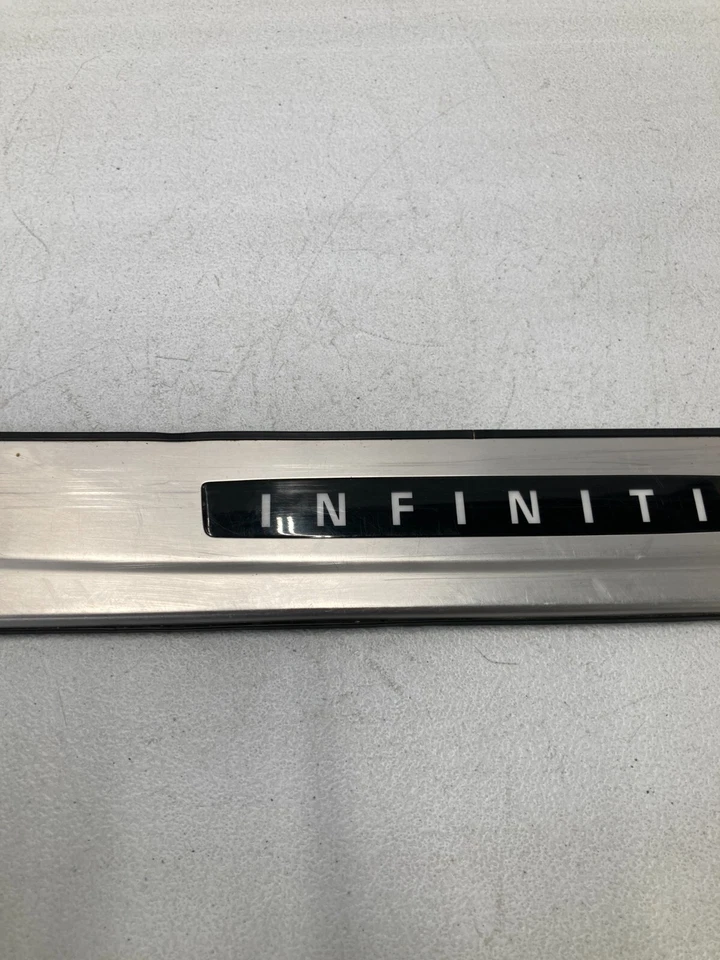 08-12 Infiniti EX35 Driver Frontal Izquierdo Interior Puerta Alféizar Placa Desgaste Borde OEM Foto 3 de 4