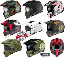 MT STREETFIGHTER CASCO INTEGRALE OFF ROAD MX TESCHIO MOTO CRASH