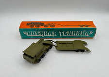 Camion e rimorchio trattore militare vintage Boehhar Texhnka russo pressofuso MAZ-537