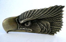 VTG 1979 American Eagle Brass Belt Buckle Limited Ed. Great American Buckle Co.