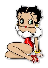 Betty Boop Decal / Sticker Die cut