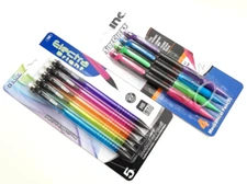 2 PACKS 9 MECHANICAL PENCILS BAZIC® ELECTRA BRIGHT INC® SIDECLICKS HB 0.7 LEAD