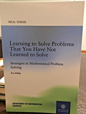 *Signed* Learning to Solve Problems That You Have Not Learned to Solve Eva Fulop