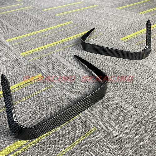 Haute qualité Ailerons latéraux arrière en fibre de carbone/noir brillant/non peint pour BMW M8 F91 F92 F93