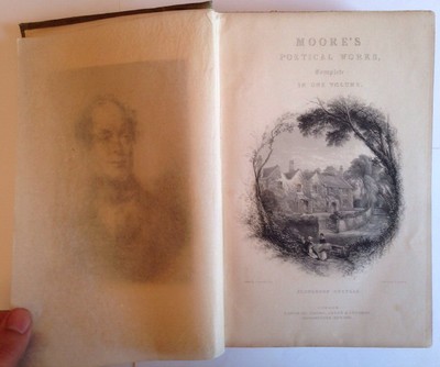 Thomas Moore Poetical Works, In One Volume, 1843 Antique Book | eBay