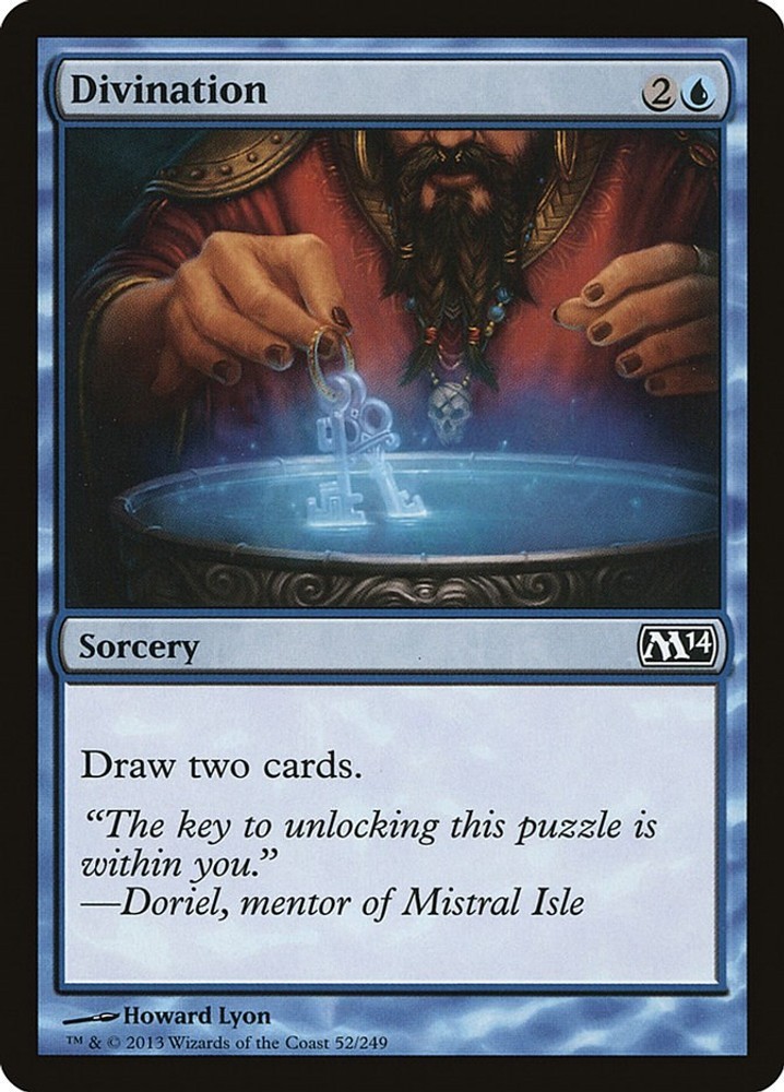 NM - Divination [M14 - 52] Magic 2014 (M14)