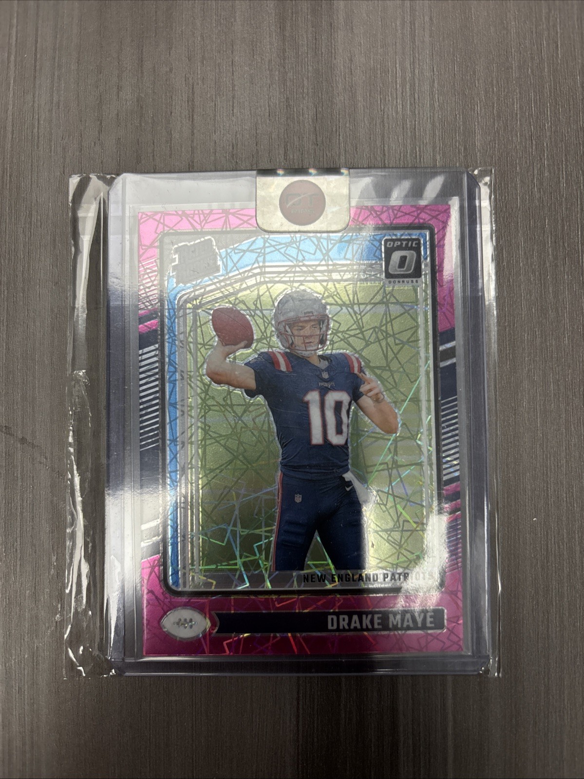 2024 Panini Donruss Optic - Rated Rookie Drake Maye #229 Pink Velocity Prizm /80
