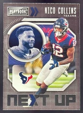 2021 Panini Football Playbook Nico Collins Next Up #NXT-NCO RC Houston Texans