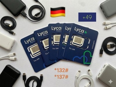 German SIM Card with Tariff - 13GB. German sim card with plan (bundle)