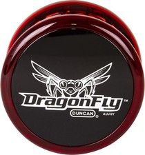 Dragonfly Yo-Yo -Red with Black Cap