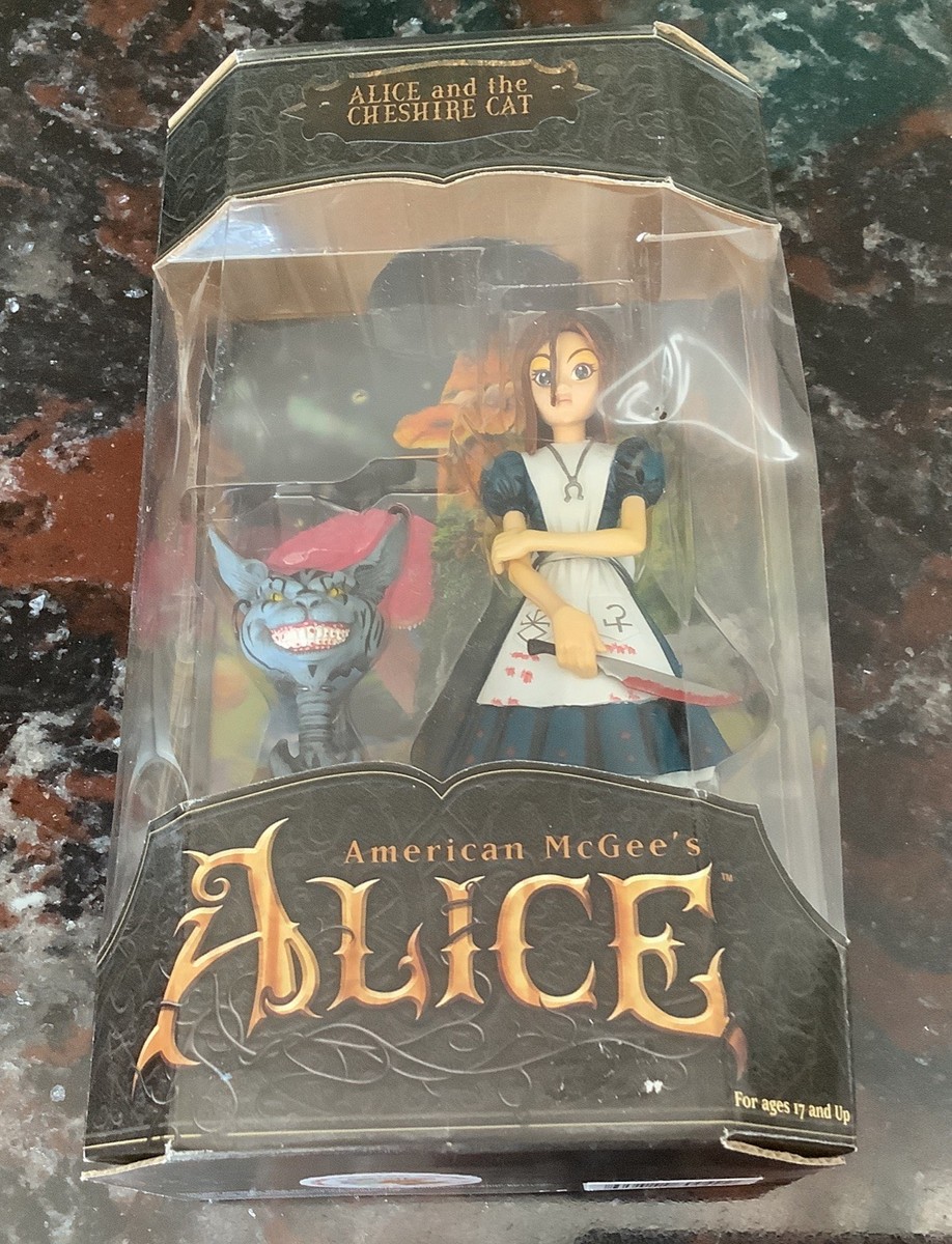 2000 American McGee's Alice and the Chesire Cat Figure NIB Large