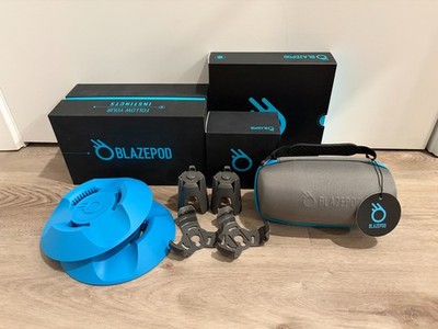 BlazePod Starter Kit(4 Pods, Charger, Case, Accessories) Light Reaction Training