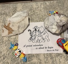 Lambs  Ivy Winnie The Pooh Crib Sheets And Wall Decals