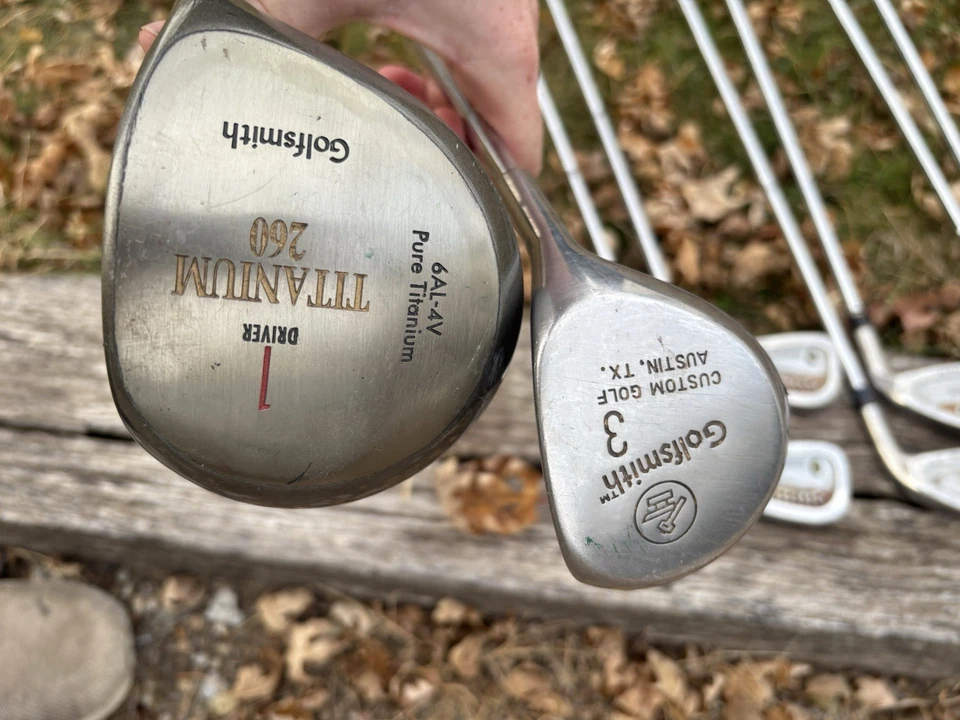 Golf Smith Driver - 3 wood - GS Sterling 4-PW Iron Set With AW - Kinetic Putter - Image 3 of 4