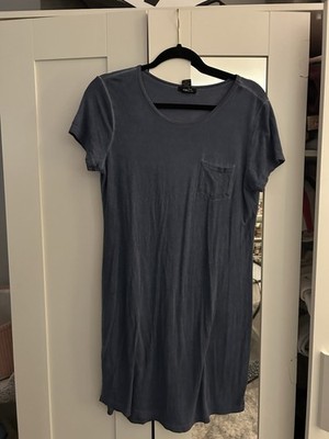 Women s Rue 21 Blue Tshirt Dress Size Large Short Sleeve Scoop Neck