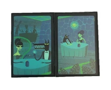 2 Shag Prints 4" x 6" Framed Art Print Card Brunette at a  Tiki Bar Josh Agle